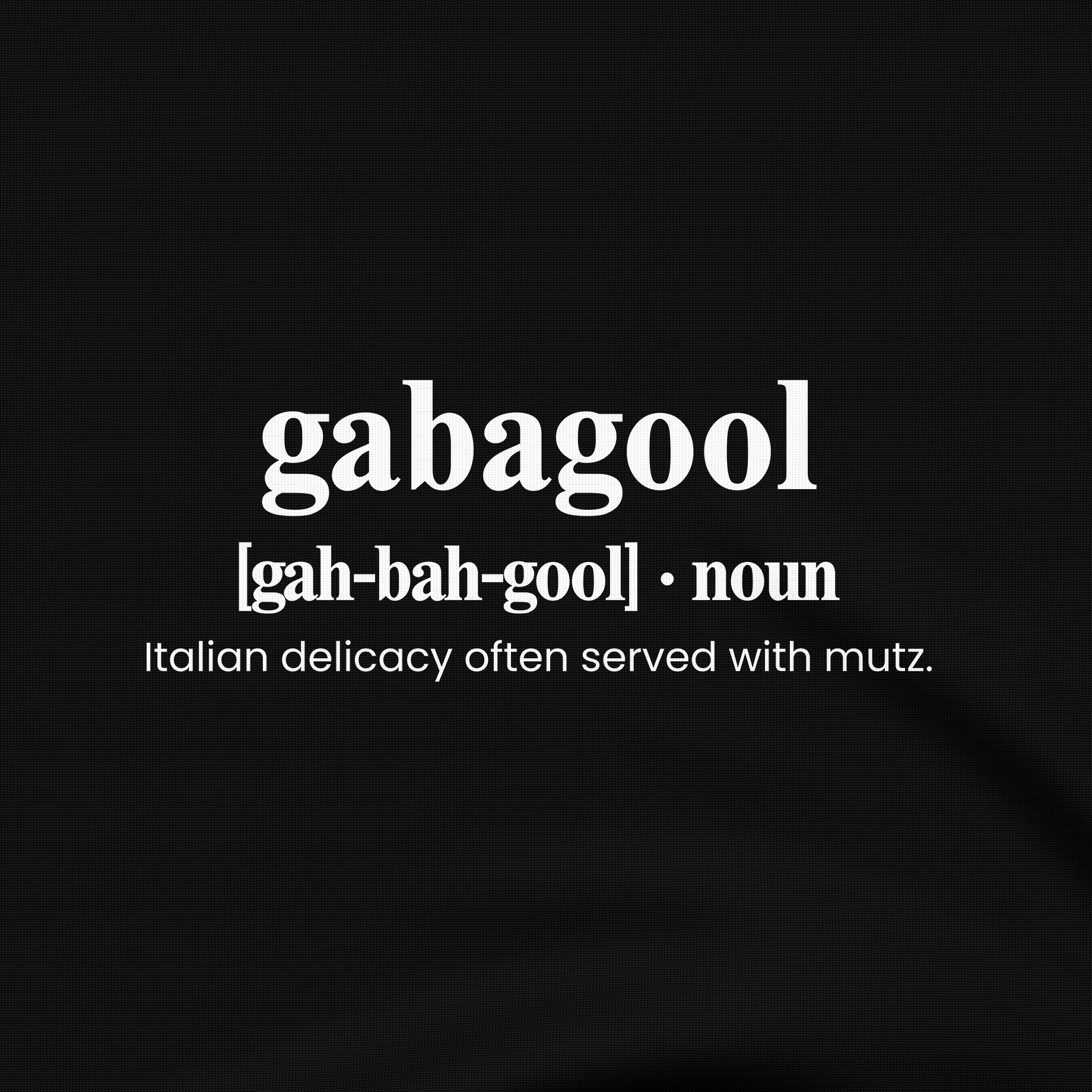 Gabagool The Sopranos - Hoodie - The Films Point