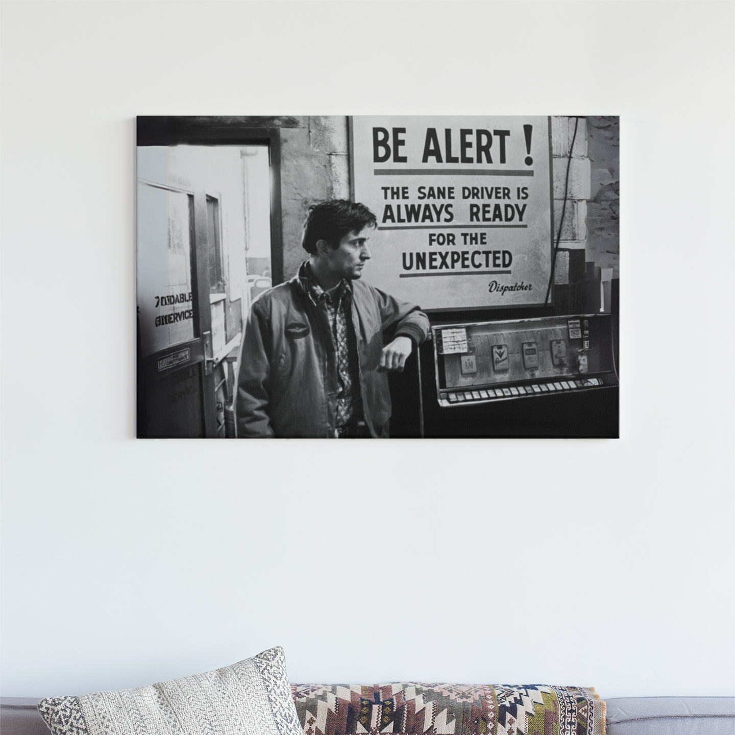 Taxi Driver Robert De Niro - Canvas art