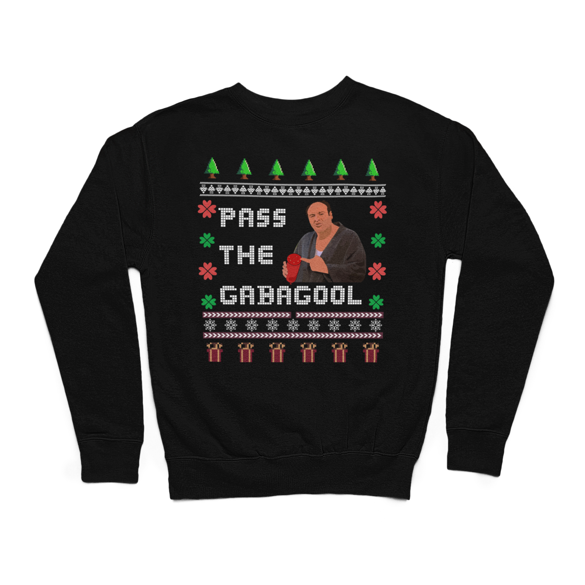 Pass The Gabagool Sopranos Christmas  - Sweatshirt