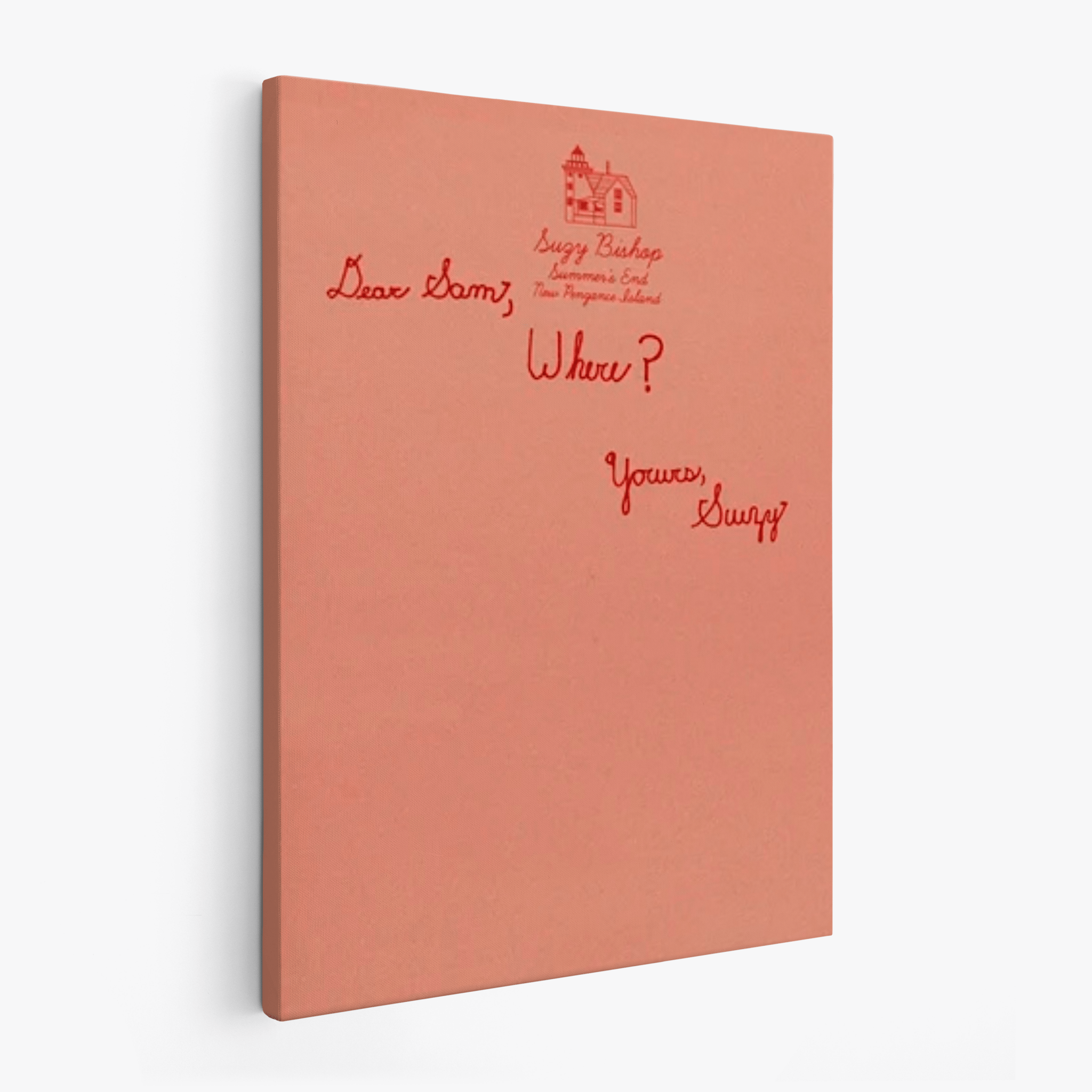 Dear Sam – Moonrise Kingdom Wes Anderson Canvas Art - The Films Point