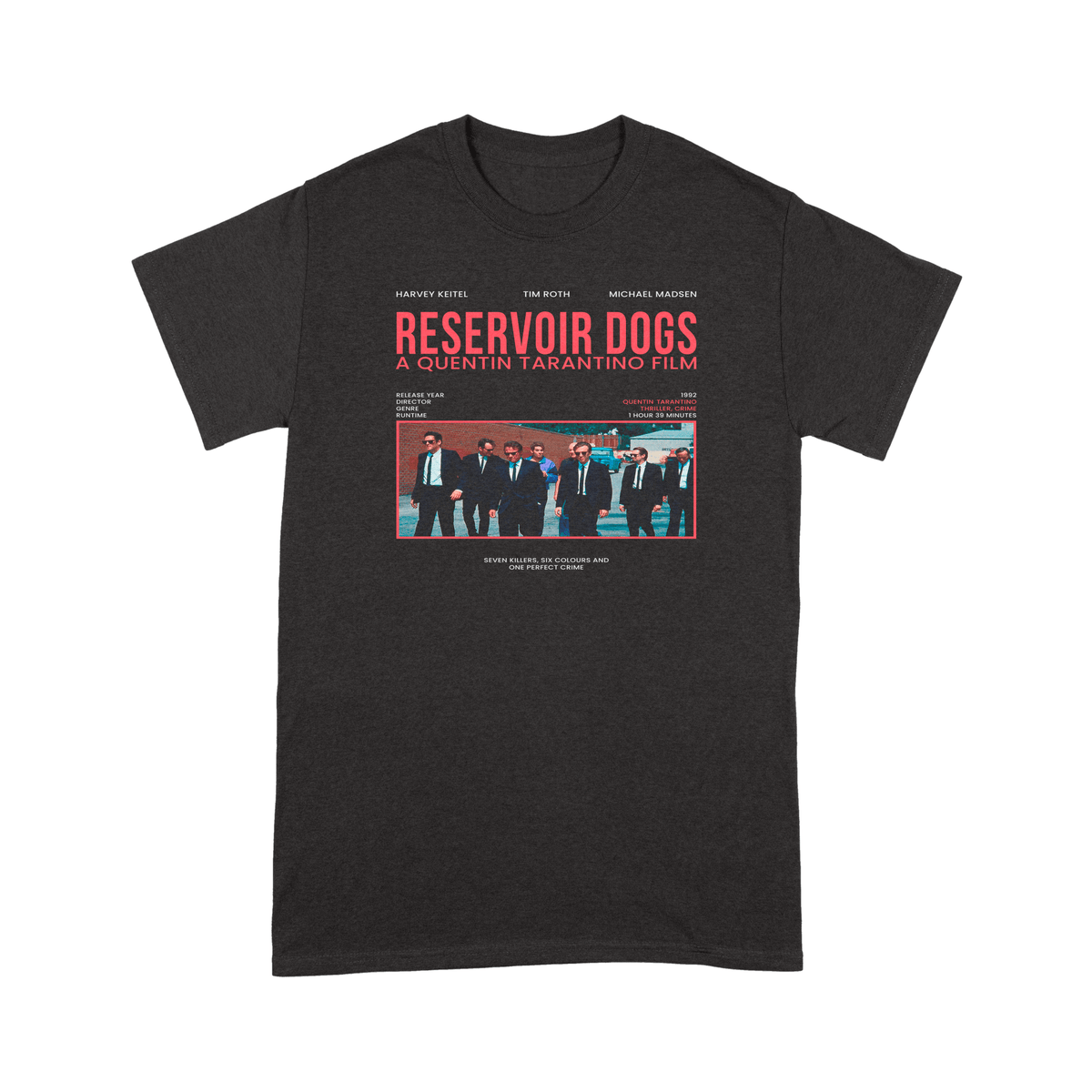 Vintage 90s Reservoir Dogs Movie Tshirt Quentin Tarantino Martin - Foto 2