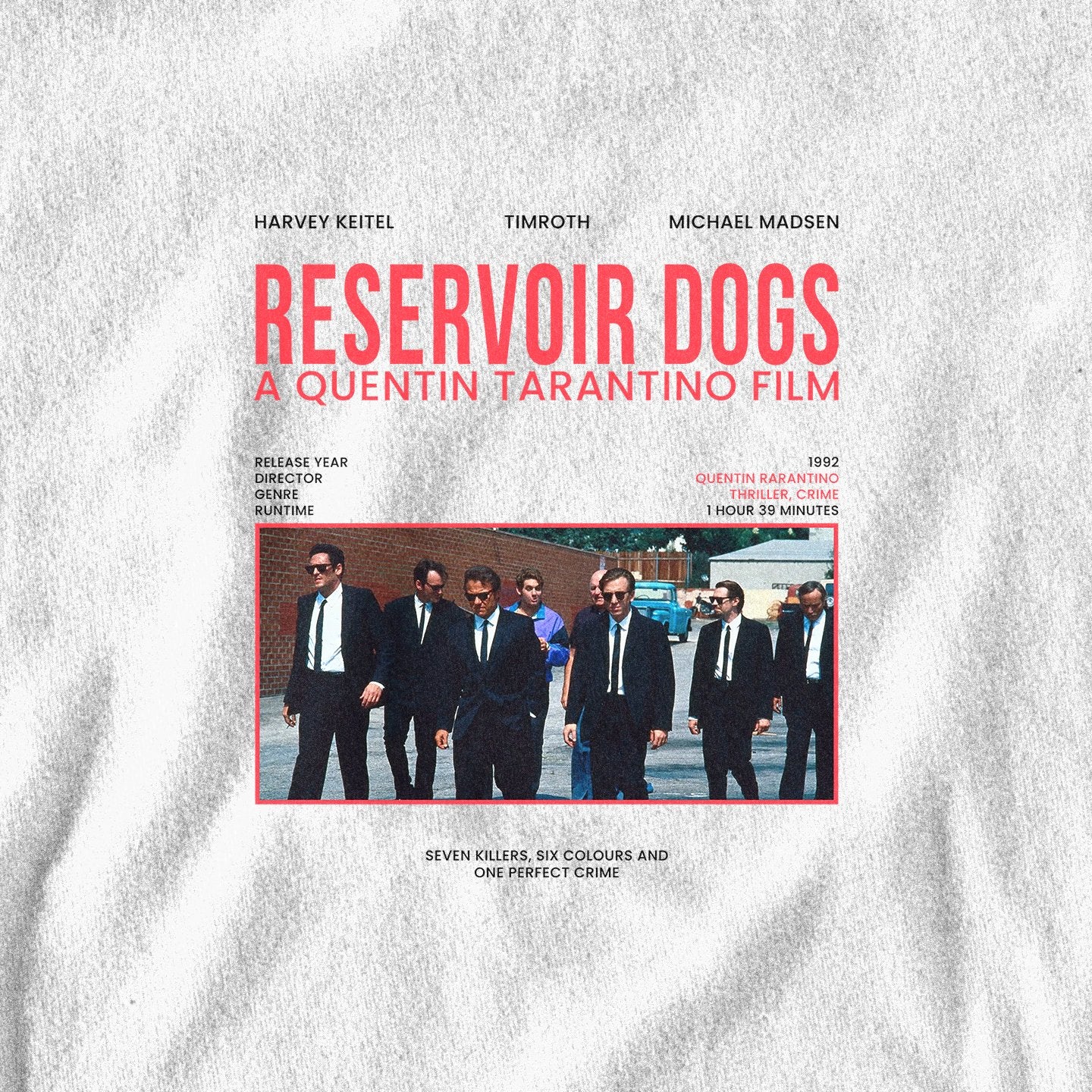 Reservoir Dogs Poster Style - T-Shirt