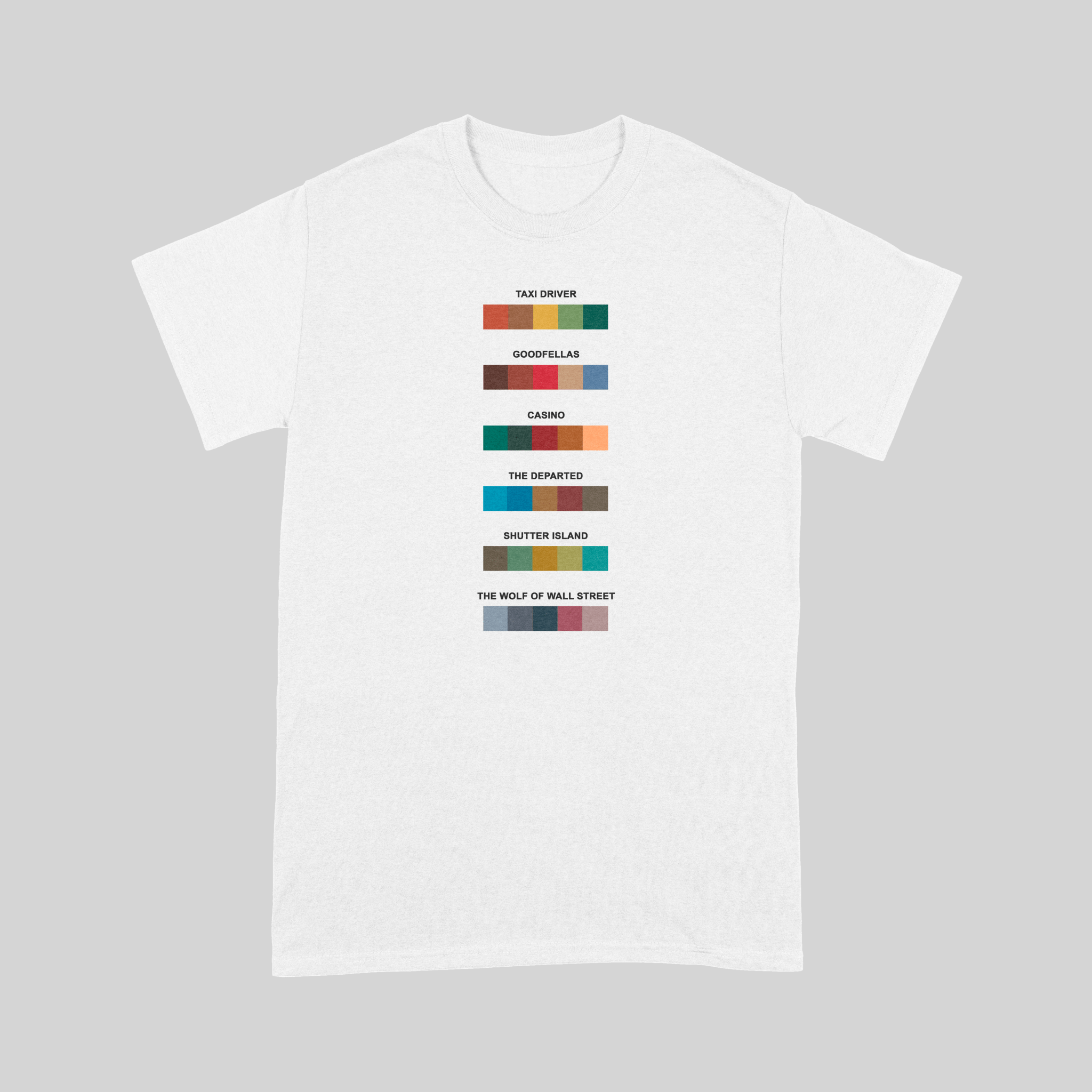 Scorsese Colors - T-Shirt - The Films Point