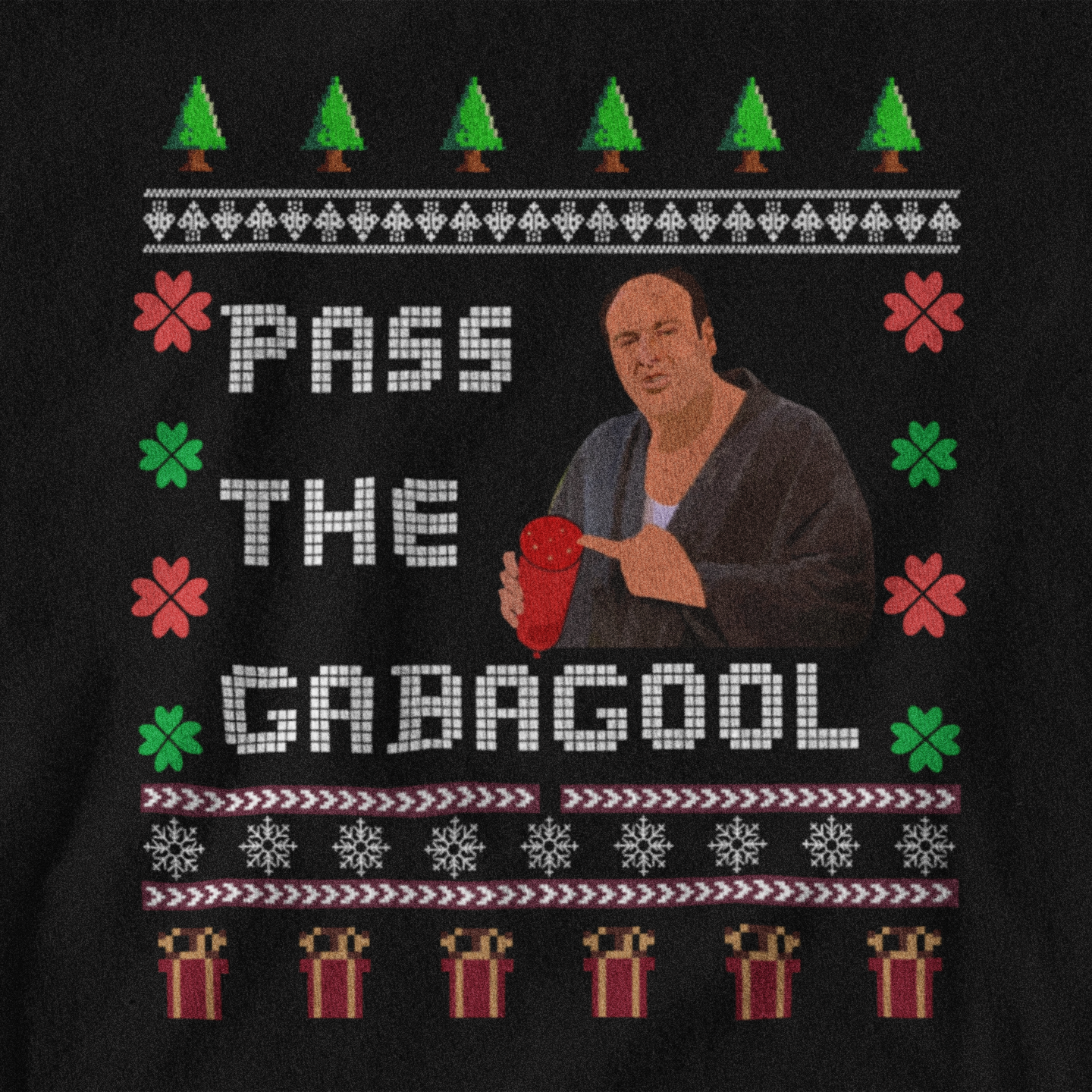 Pass The Gabagool Sopranos Christmas  - Sweatshirt