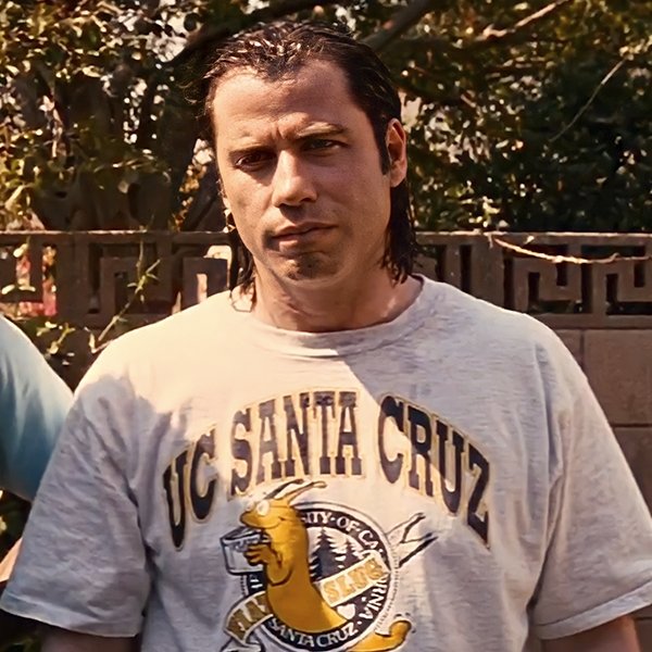 "T-shirt inspired by Vincent Vega's UC Santa Cruz t-shirt in 'Pulp Fiction'."