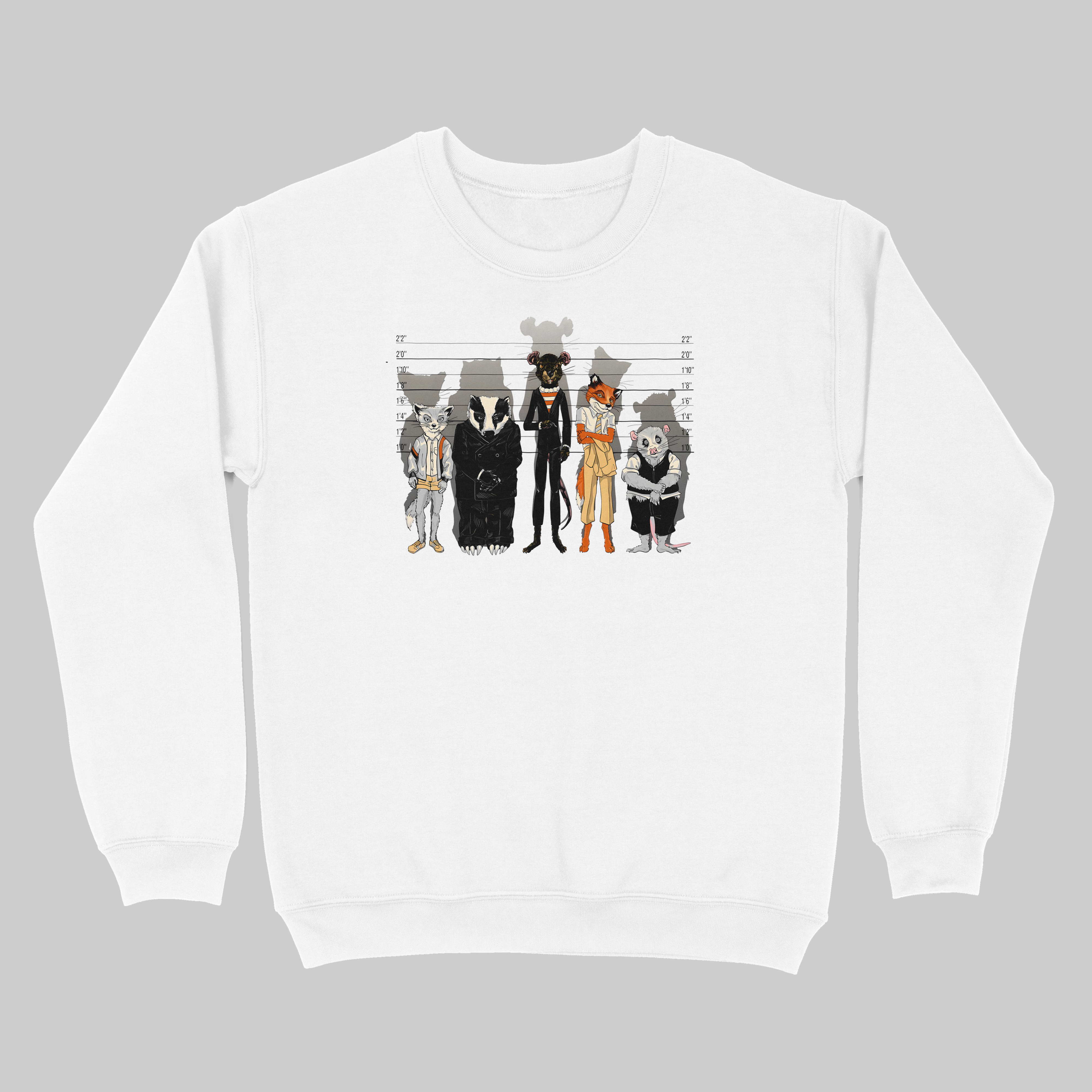 Unusual Suspects Fantastic Mr. Fox Wes Anderson - Sweatshirt