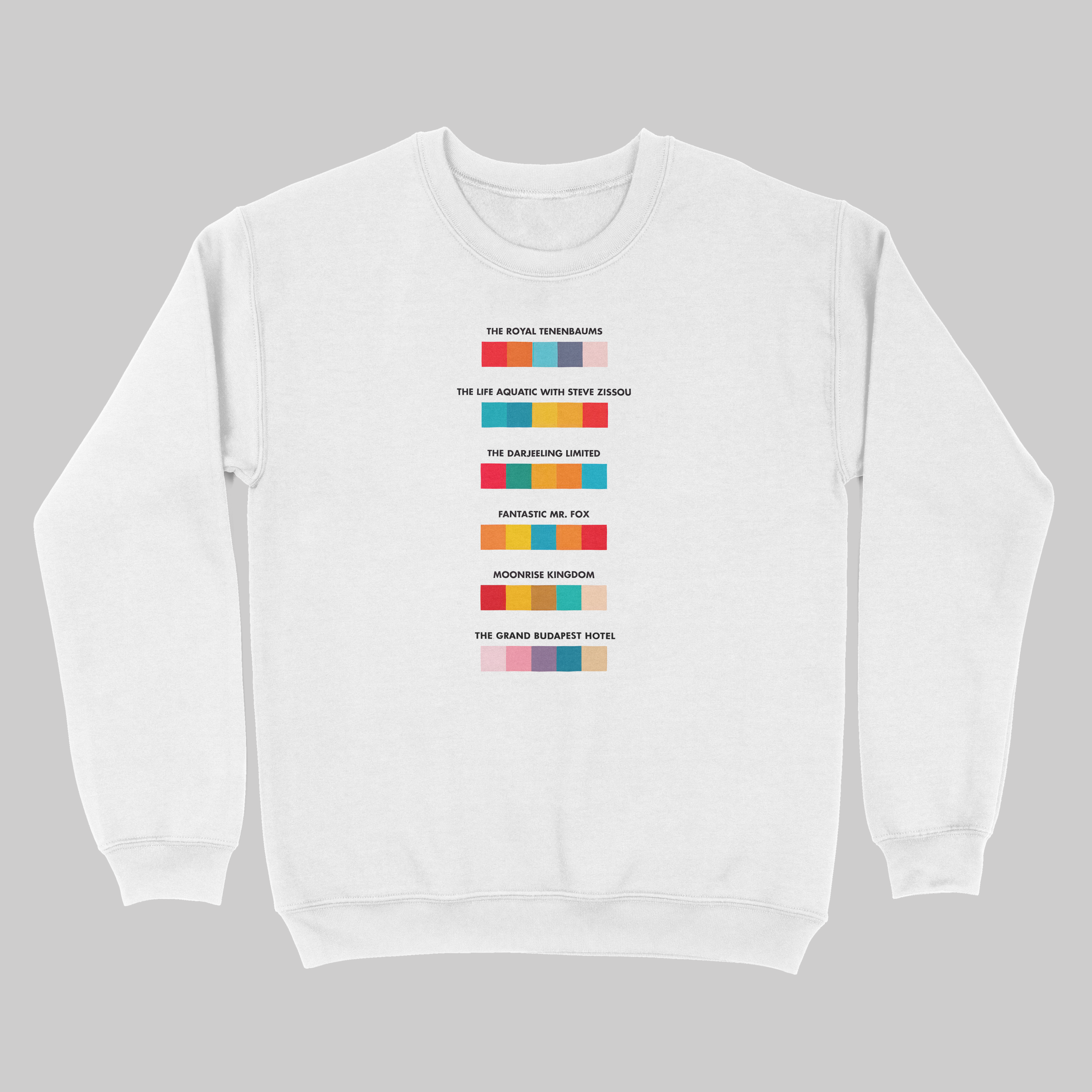 Wes Anderson Colors - Sweatshirt