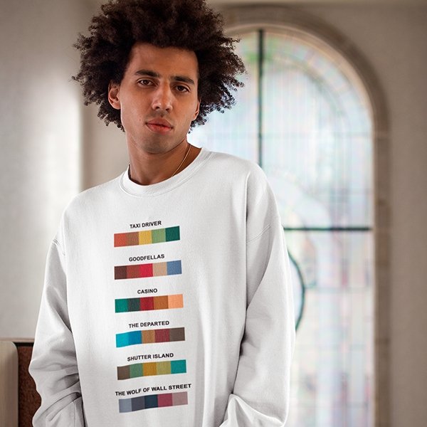 Sweatshirt featuring 'Scorsese Colors' design