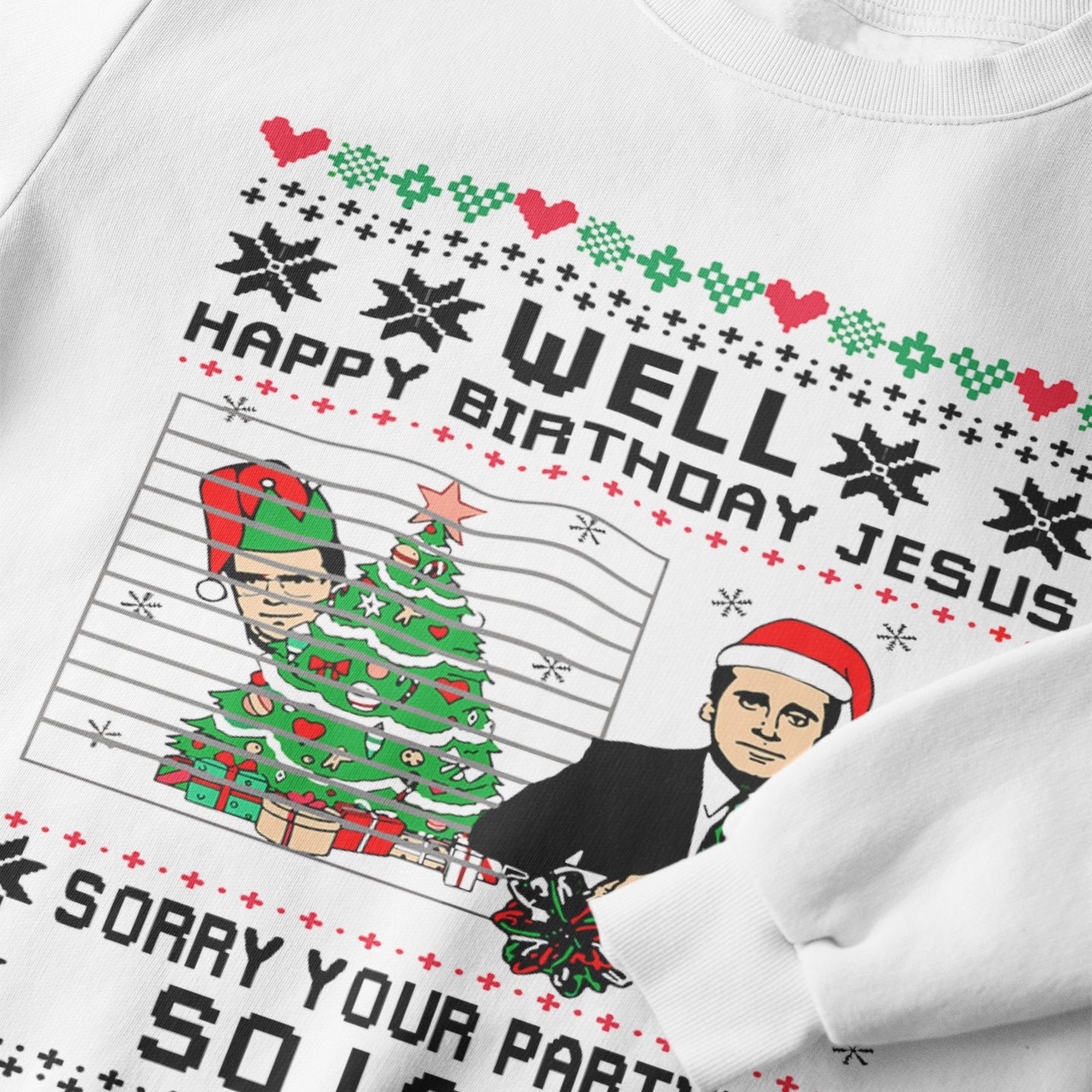 Happy birthday jesus outlet sweatshirt