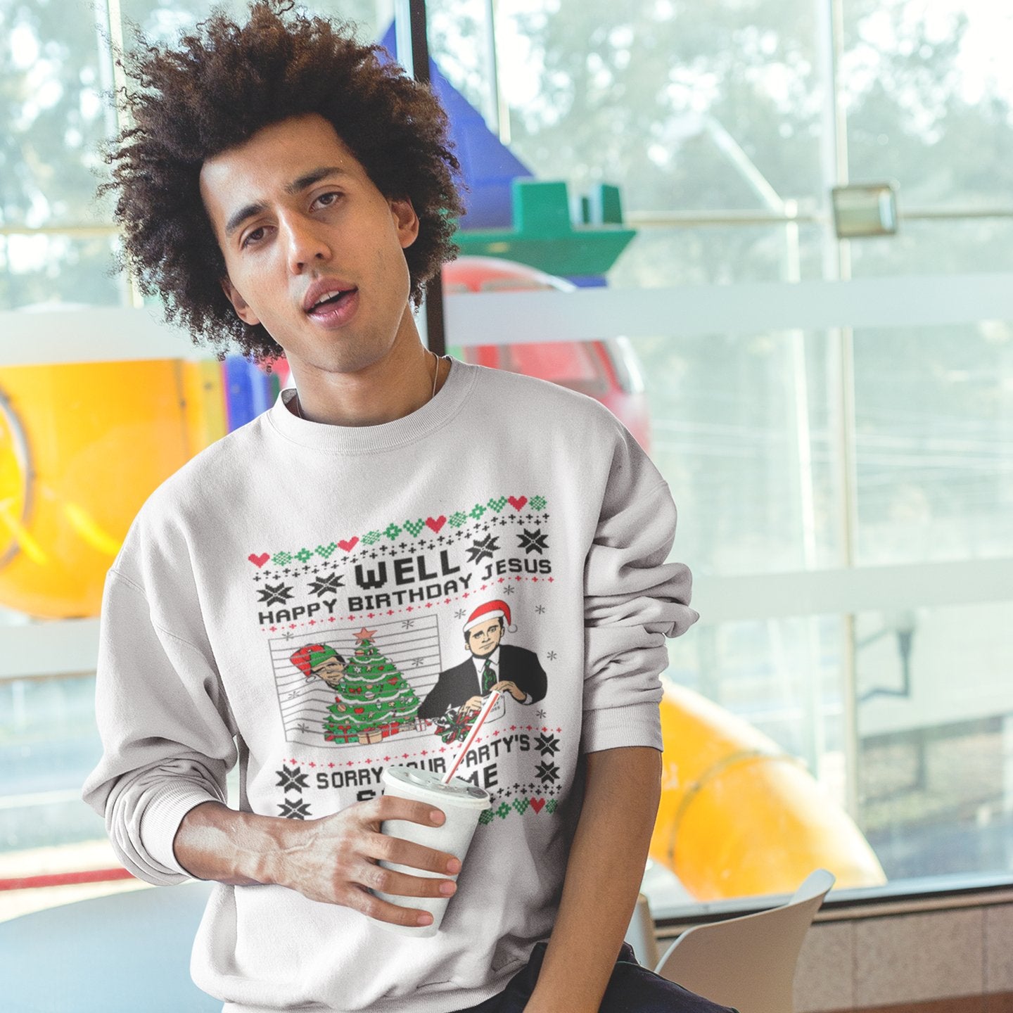 Happy birthday jesus hot sale christmas jumper